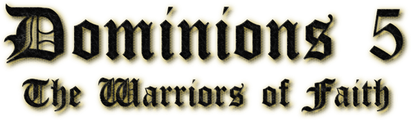 Dominions 5 - Warriors of the Faith logo