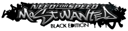 NFS Most Wanted 2005 Black Edition logo