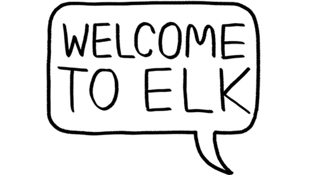 Welcome to Elk logo