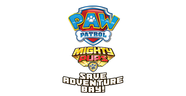 PAW Patrol Mighty Pups Save Adventure Bay logo