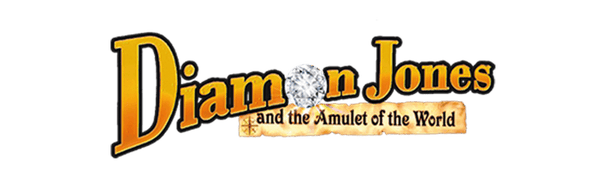 Diamon Jones and the Amulet of the World logo