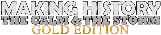 Making History: The Calm and the Storm Gold Edition logo