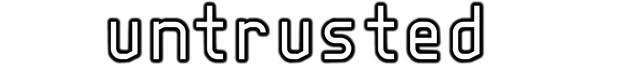 Untrusted logo