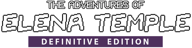 The Adventures of Elena Temple: Definitive Edition logo