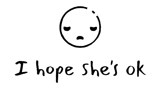 I hope she's ok logo