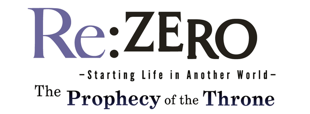 Re:ZERO -Starting Life in Another World- The Prophecy of the Throne logo