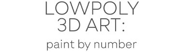 LowPoly 3D Art Paint by Number logo