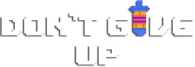 DON'T GIVE UP: A Cynical Tale logo