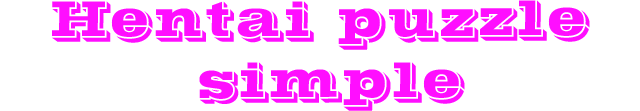 Hentai puzzle Simple logo