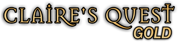 Claire's Quest: GOLD logo