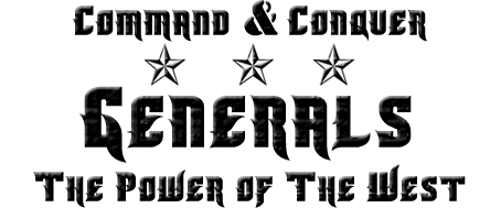 Command & Conquer: Generals Zero Hour - The Power Of The West logo