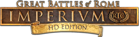 Imperivm RTC: HD Edition - "Great Battles of Rome" logo