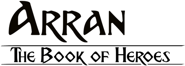 Arran: The Book of Heroes logo