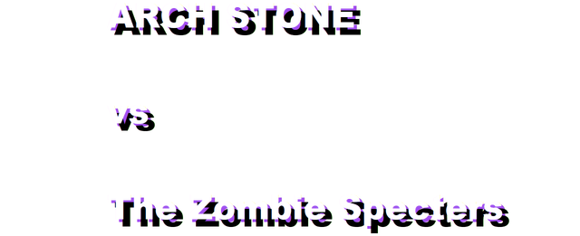 ARCH STONE vs The Zombie Specters logo