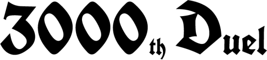 3000th Duel logo