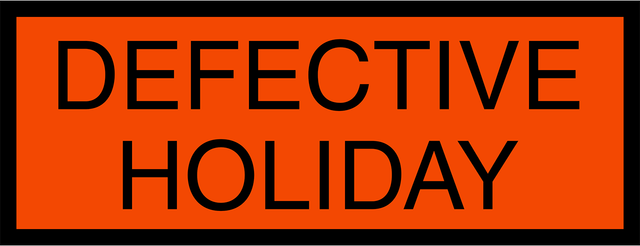 Defective Holiday logo