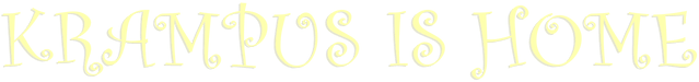 Krampus is Home logo