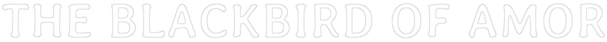 The Blackbird of Amor logo