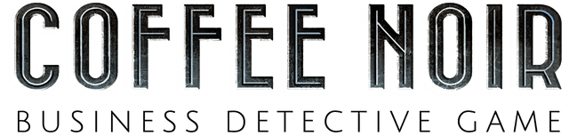 Coffee Noir - Business Detective Game logo