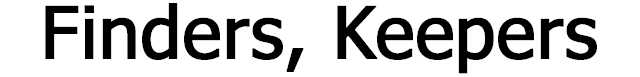 Finders, Keepers logo