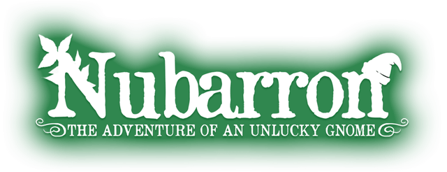 Nubarron: The adventure of an unlucky gnome logo