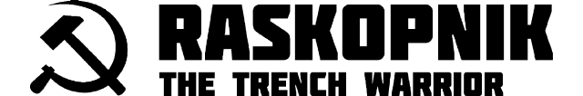 RASKOPNIK: The Trench Warrior logo