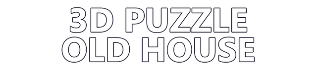 3D PUZZLE - Old House logo