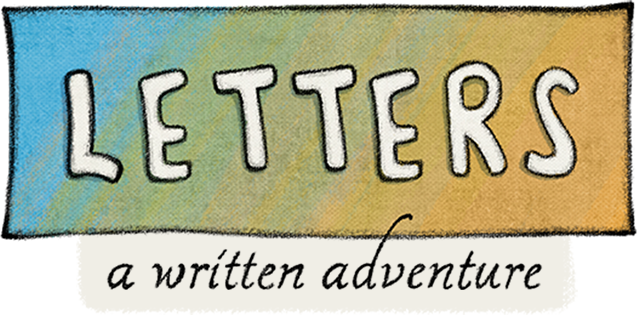 Letters - a written adventure logo