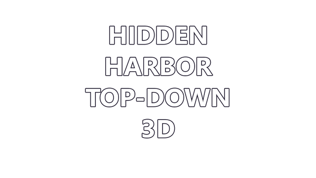 Hidden Harbor Top-Down 3D logo