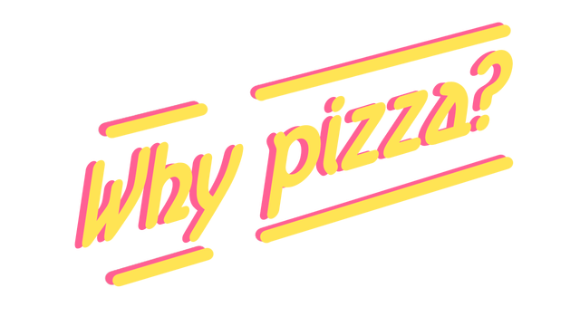 Why pizza? logo