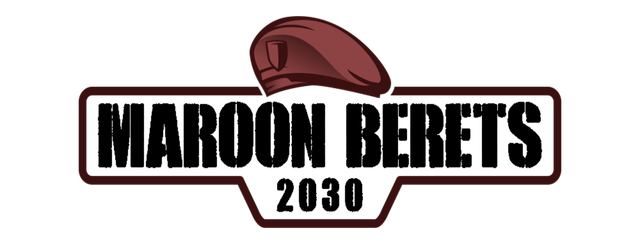 Maroon Berets: 2030 logo
