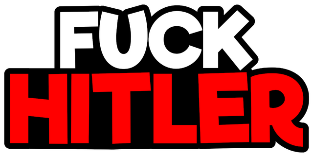 FUCK HITLER logo