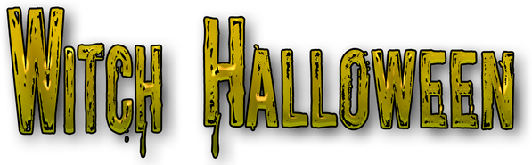 Witch Halloween logo