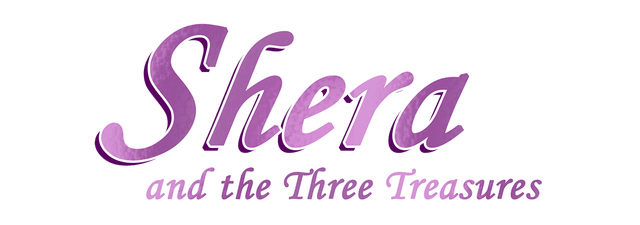 Shera and the Three Treasures logo