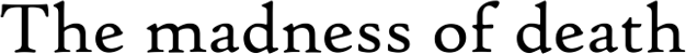 The madness of death logo