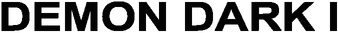 DEMON DARK I logo