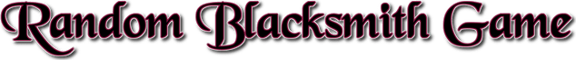 Random Blacksmith Game logo