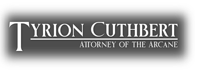 Tyrion Cuthbert: Attorney of the Arcane logo