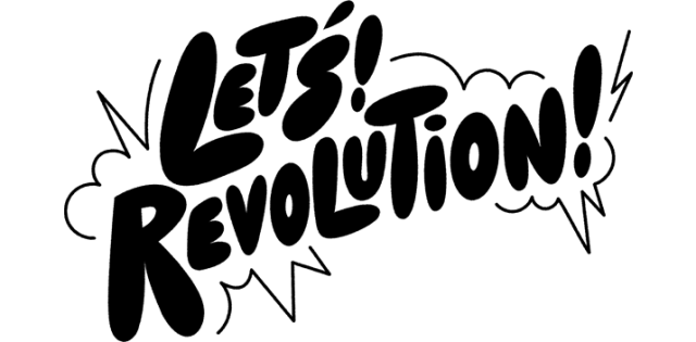 Let's! Revolution! logo