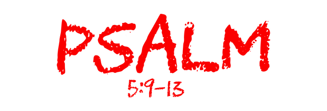 Psalm 5:9-13 logo