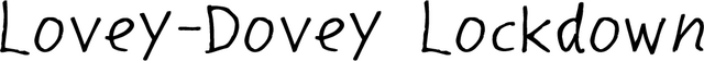 Lovey-Dovey Lockdown logo