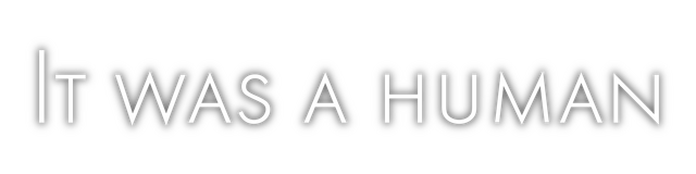 It was a human. logo