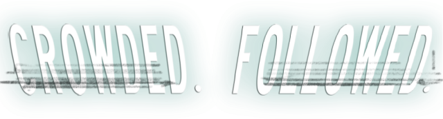CROWDED. FOLLOWED. logo