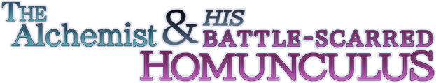 The Alchemist and His Battle-Scarred Homunculus logo