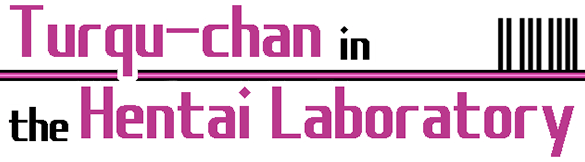 Turqu-chan in the Hentai Laboratory logo