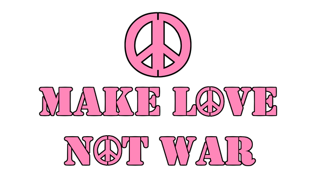 Make Love Not War logo