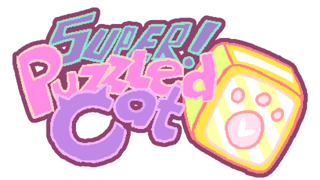 Super Puzzled Cat logo