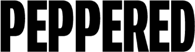 PEPPERED: an existential platformer logo
