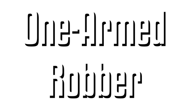 One-armed robber logo