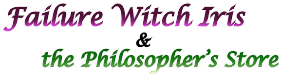 Failing Witch Iris and the Philosopher's Stone logo